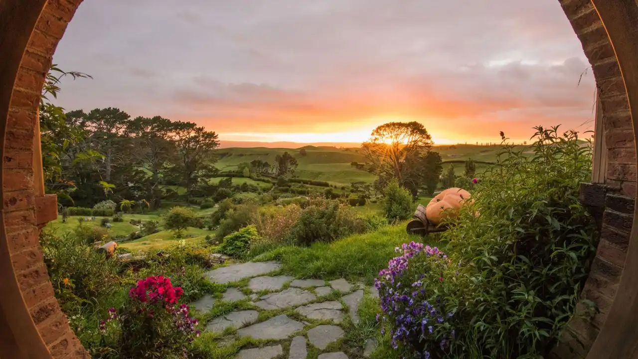 Hobbiton Movie Set, New Zealand